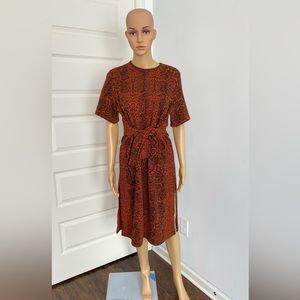 Midi Dress With Double Slit - Size 10 - Gently Used